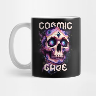 Cosmic space skull head Mug